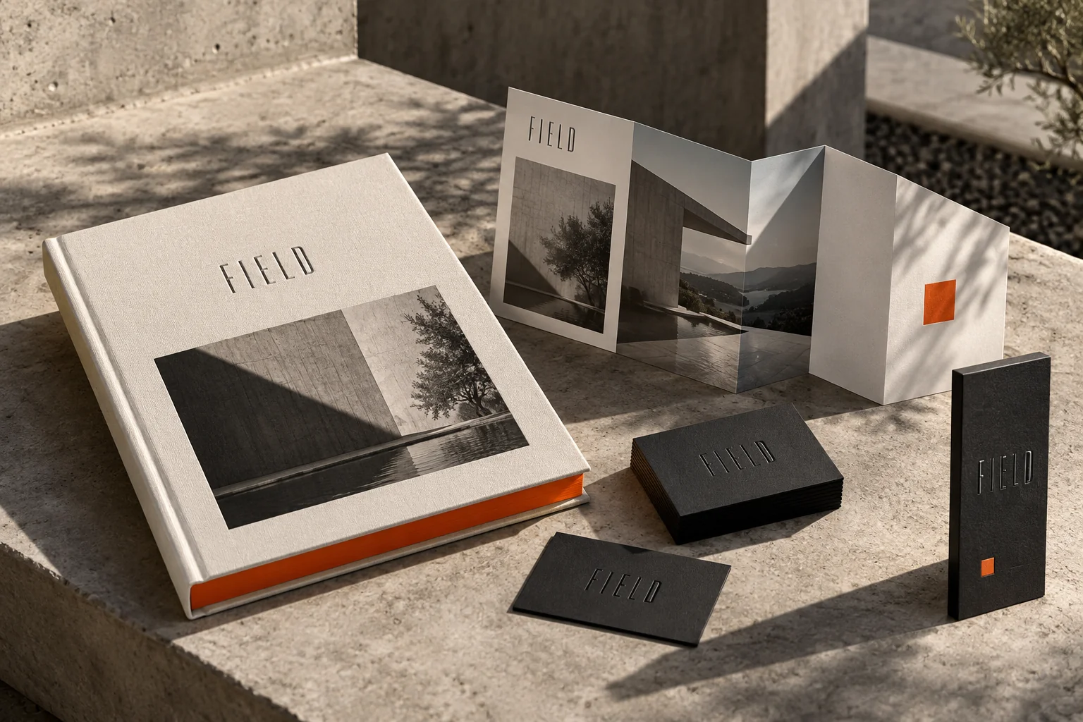 AI-created FIELD architectural identity concept